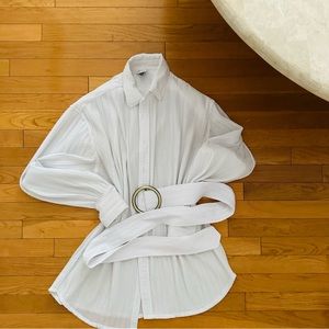 Bamba ribbed cover up - s/m with belt